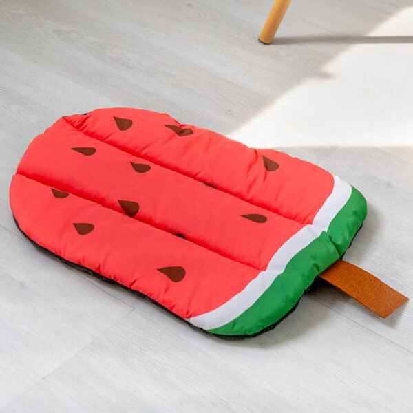Dog Cooling Mat Pet Beds Cat Rug Ice Silk Pet Self Cooling Pad Blanket Summer Washable Oxford Farbric Cooling Down Summer Fruit - Image 5