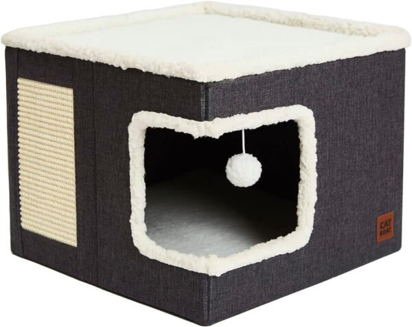 Cloth Cube Cat Nest Foldable - Image 2