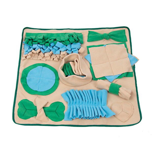 Snuffle Mat for Dogs, Nosework Feeding Blanket Sniffing Pad for Interactive Games, Foraging Puzzle Enrichment Toys for Large Small Medium Pets - Image 6