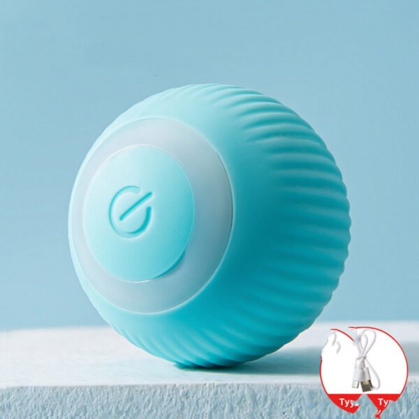 USB Rechargeable Gravity Electric Rolling Ball Electric Cat Toy - Image 6