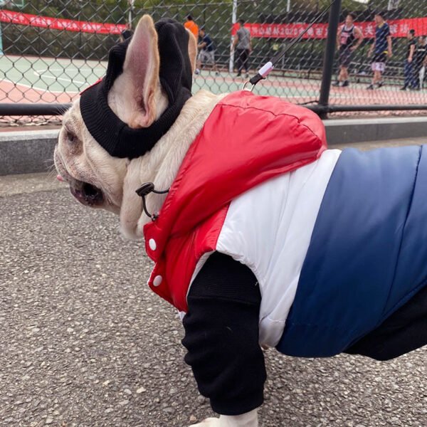 Three-color Stitching Mongolian Cotton Vest Pet Cotton Clothes Dog Clothes Accessories - Image 2