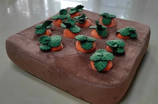 Pet Dog Toys Carrot Plush Toy Vegetable Chew Toy For Dogs Snuffle Mat For Dogs Cats Durable Chew Puppy Toy Dogs Accessories - Image 7
