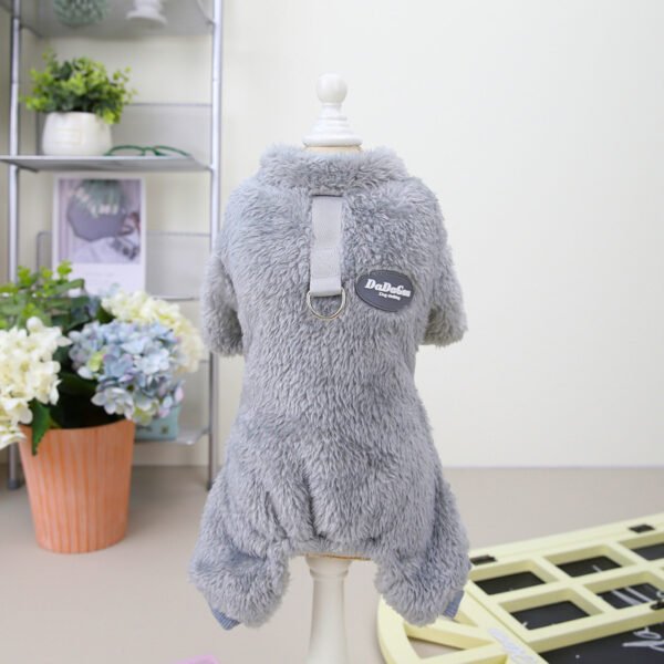 Pet Clothes Dog New Tricolor Pull Loop Four Leg Sweater Winter Keep Warm - Image 4