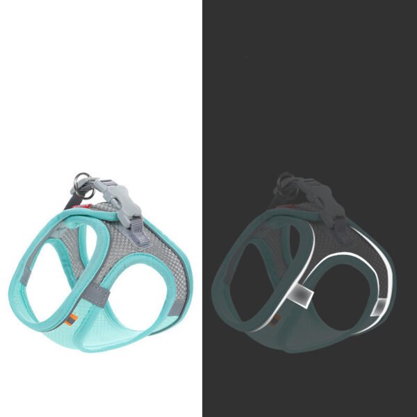 Pet Mesh Chest Harness Dog Go Out Reflective Leash - Image 6