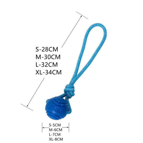 Pet Dog Bouncy Ball, Bite-resistant Solid Ball, Rubber Bite - Image 6