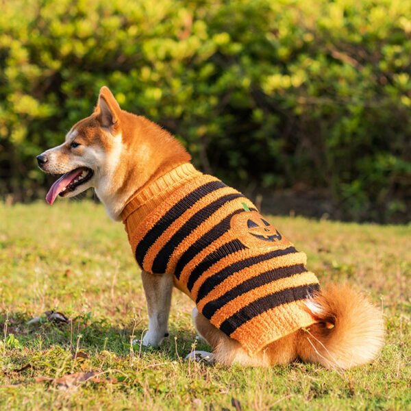 Halloween Dog Sweaters Pet Costume Teddy Warm Leisure Sweater Cosplay Clothes For Dogs Pets Outfits - Image 2