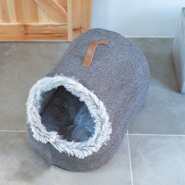 Polar Warm Cat Litter Closed Cat Sleeping Bag Large Winter Deep Sleep Cat Bed - Image 6