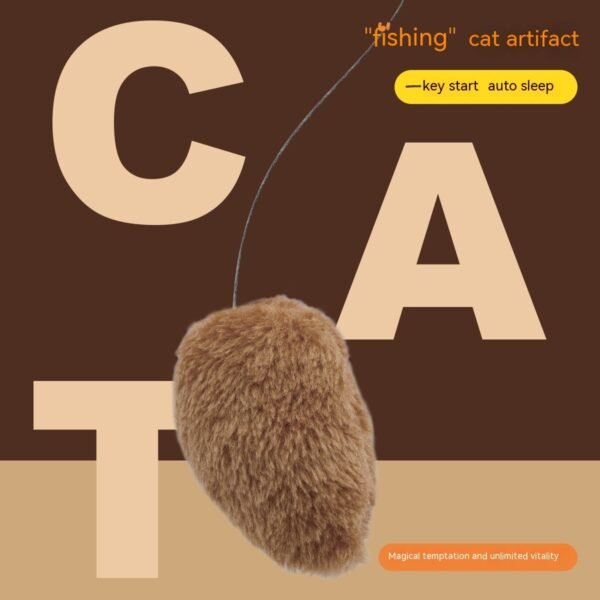 Smart Cat Teaser Toy Squirrel USB Charging - Image 2