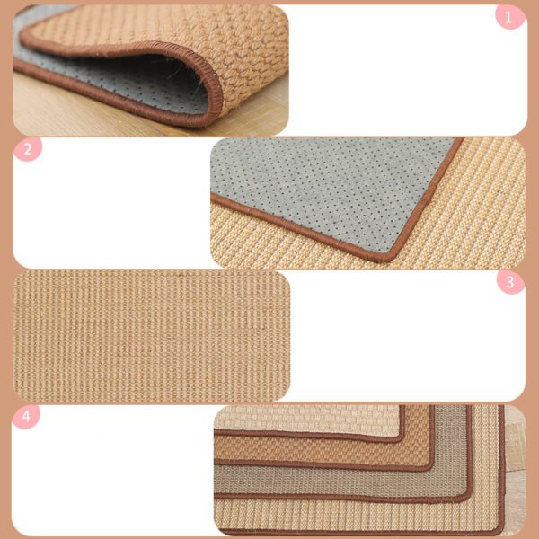 Sisal Mat Cat Scratch Board Wear Resistant No Dandruff - Image 7