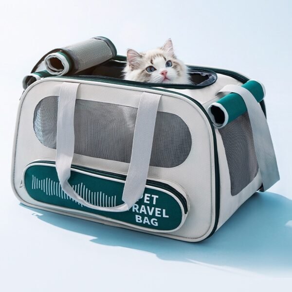 Pet Carrier Bag Soft Sided Collapsible Portable Airline Approved Carrier Soft Sided - Image 2
