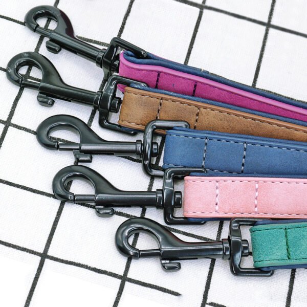 Pet Dog Leash Pull-resistant Leather Products - Image 2