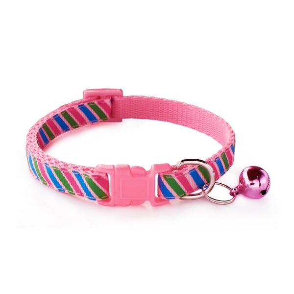 Twill Printed Cloth Collar Pet Bells - Image 2