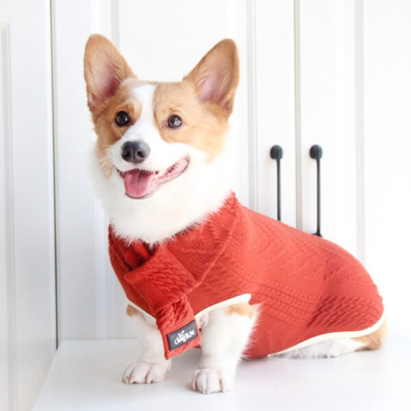 Dog Clothes Vintage Twist Pet Sweater - Image 4