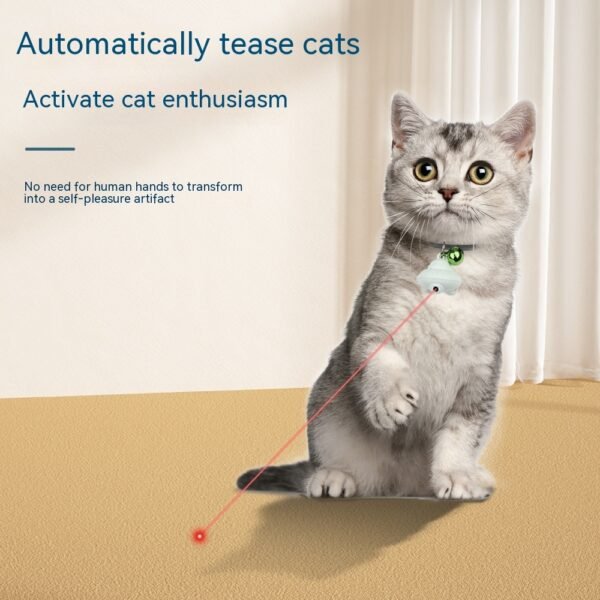 Cat Self-Hi Toy Flying Saucer USB Charging With Bell Cats Toys Pet Products - Image 3