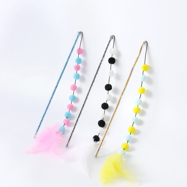 Pet Products String Wool Ball Feathers - Image 2