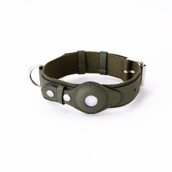 Airtag Pet Collar Tracker Protective Cover Leather Collar - Image 5