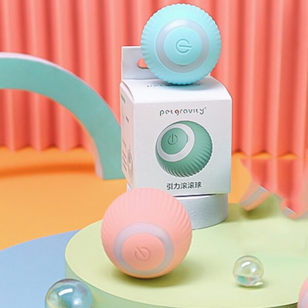 Self-Hi Relieving Stuffy Cat Teaser Smart Rolling Ball - Image 9