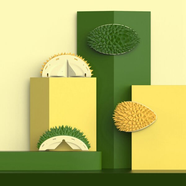 Durian Cat Brush, Dog Cat Self Groomer, Wall Corner Scratcher Massage Combs - Image 10