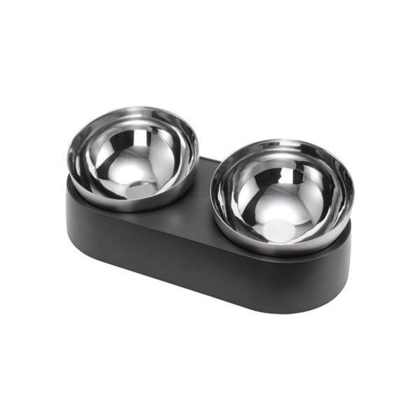 Pet Cat Dog Stainless Steel Feeder - Image 3