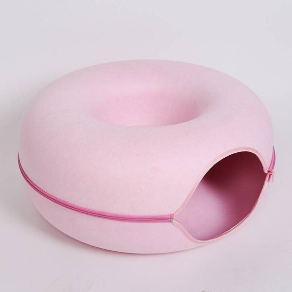 Four Seasons Available Cat Round Felt Pet Nest - Image 2