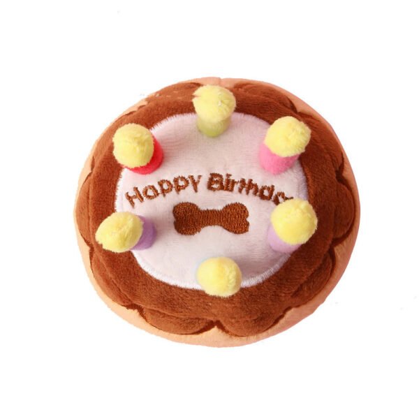Pet Plush Toy Pet Birthday Candle Cake - Image 2