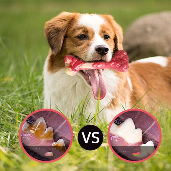 Pet Toy Bone Dog Molar Stick Bite Resistant Large Dog Molar Rubber Dog Chew Toy - Image 5