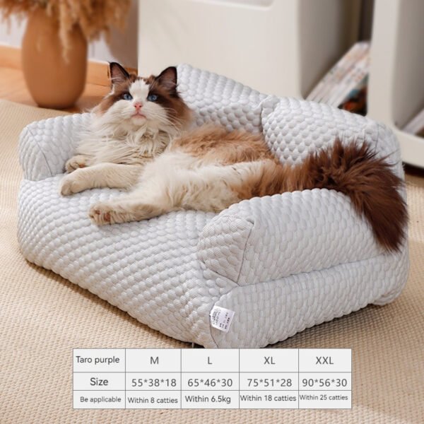Pet Sofa Four Seasons Universal Removable And Washable Kennel Waterproof Breathable Ice Silk - Image 8