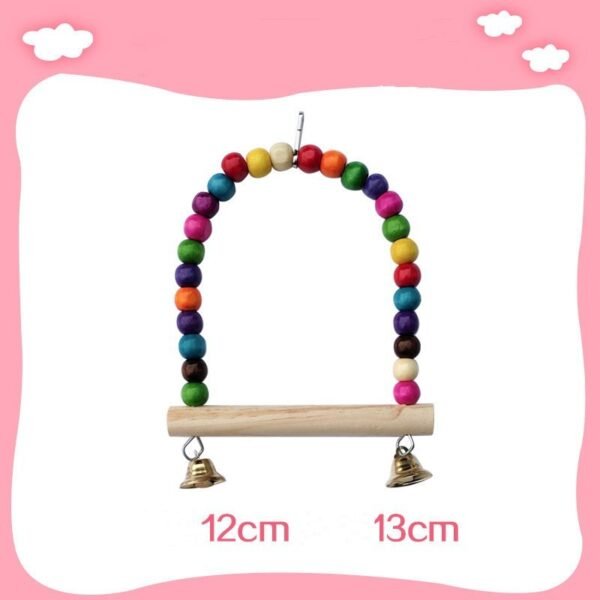 Parrot Bird With Toy Supplies Swing Ring Aerial Ladder Climbing Ladder - Image 4