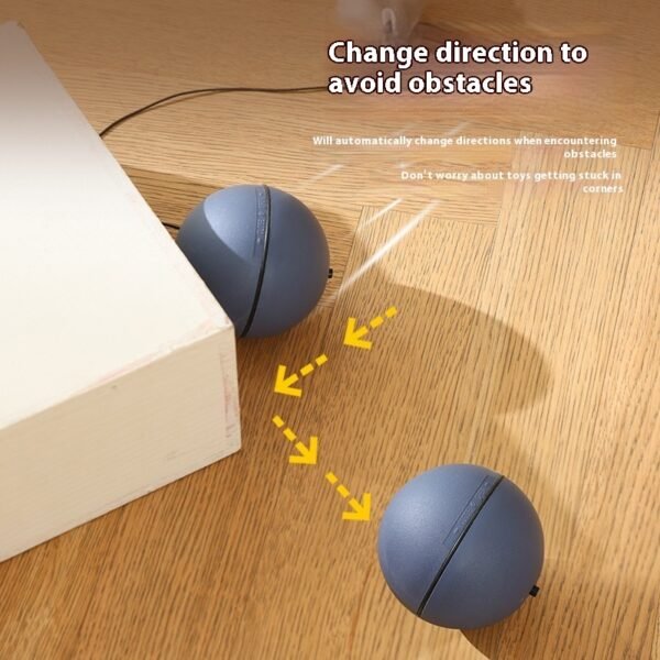 Cat Toys Mouse Teaser Ball Funny Moving Toy For Pets Cat Dog Electric Teaser Ball Automatic Intelligent Rolling Ball - Image 4
