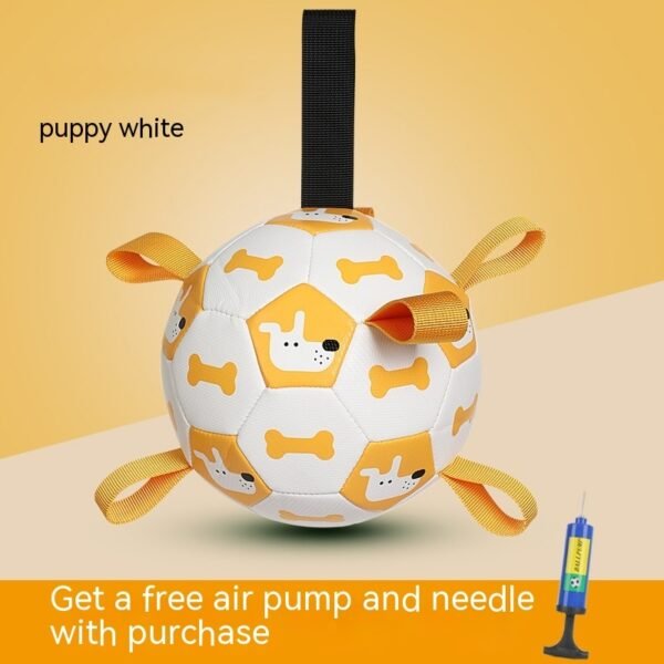 Dog Interactive Football Toys Training Balls Pet Sporty Bite Chew Teething Ball With Cute Printing - Image 6