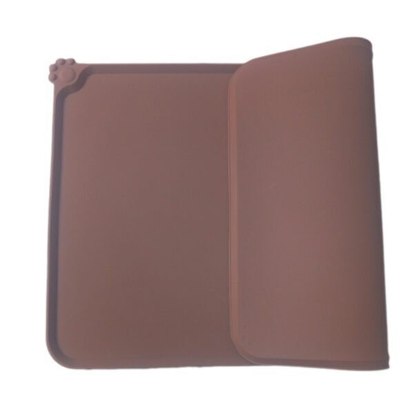 Waterproof Pet Mat For Dogs And Cats Pure Color Silicone Pet Food Mat - Image 7