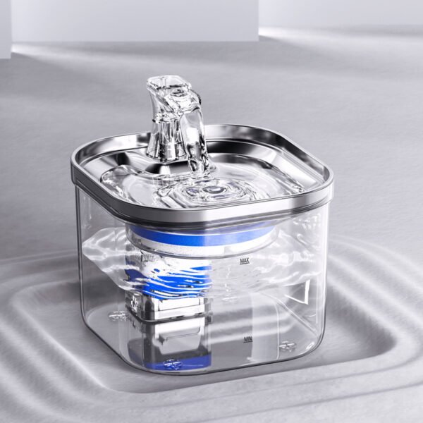 Pet Cat Dog Stainless Steel Automatic Circulation Water Dispenser Intelligent Fountain Pets Accessories - Image 4