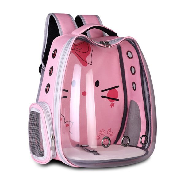 Pet Supplies Pet Backpack Convenient Pet Space Bag Breathable Shoulder Cat Bag Dog Bag - Image 8
