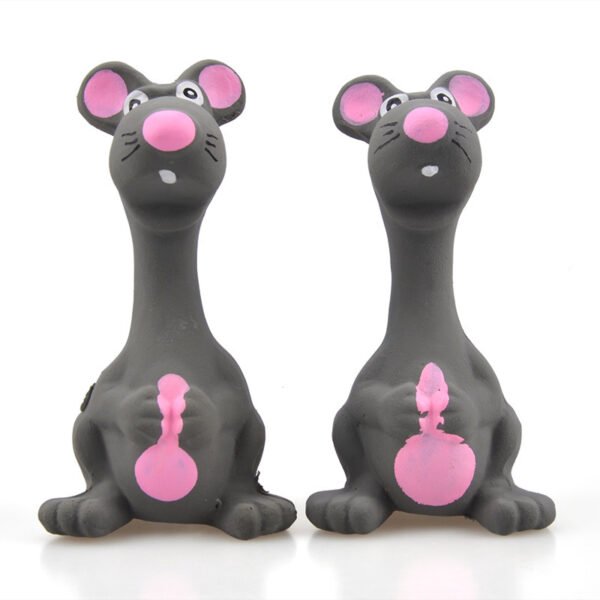 Latex Vocal Molar Teeth Cleaning Dog Toy - Image 2