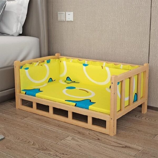 Bed Summer Wooden Bed Pet Dog Bed - Image 3