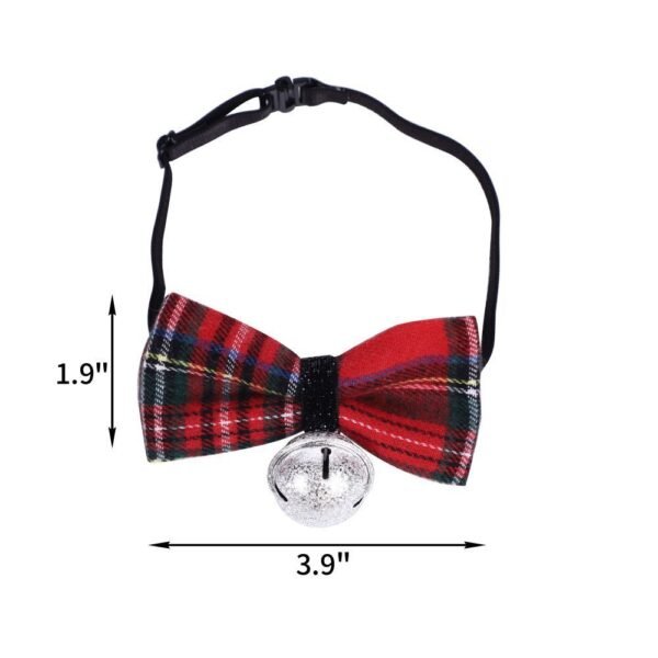 Christmas Triangle Pet Towel Santa Deer Print Dog Scarf Collar Holiday Decorative Bib For Pets - Image 6