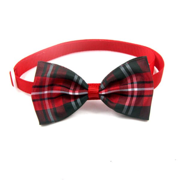 Plaid Pet Tie Cat Dog Scarf Accessories Pet Accessories - Image 3
