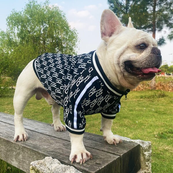 Zip Up Dog Clothing Jacket Stretchy Pet Clothes - Image 3