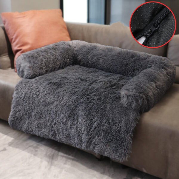Kennel Plush Blanket Dual Use One Pet Kennel Sofa Bed - Image 8
