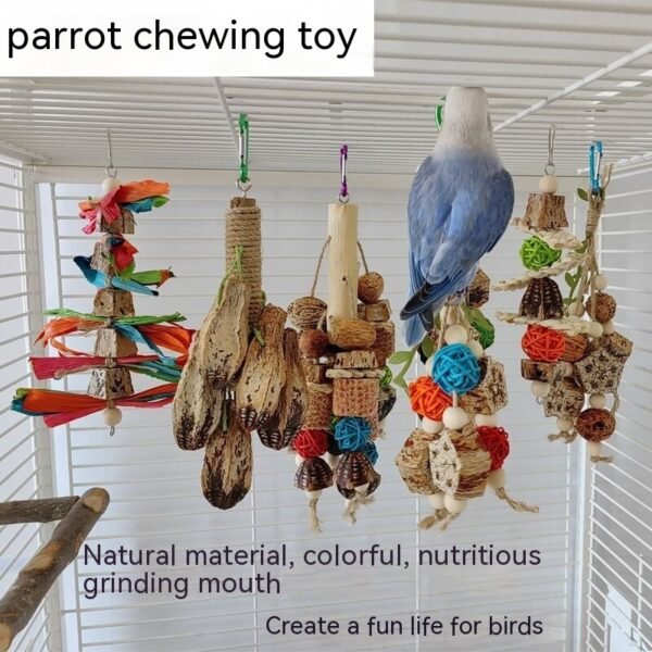 Parrot Toys Parrot Bite Supplies Bird Stand Rod Bird Cage - Image 2