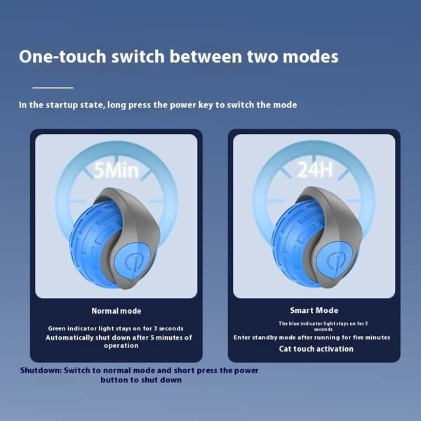 New Interactive Cat Toys Ball Auto Electric Rolling Ball Toys USB Rechargeable - Image 6