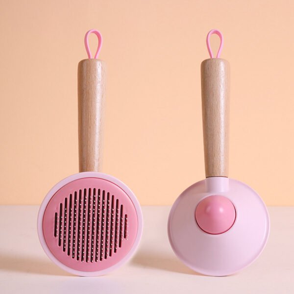 OneKey Pet Hair Remover Comb Pet Comb Grooming Brush Pet Hair Cleaner Brush Cat Shedding Brush Self Cleaning Slicker For Long & Short Hair Cats And Dogs - Image 10