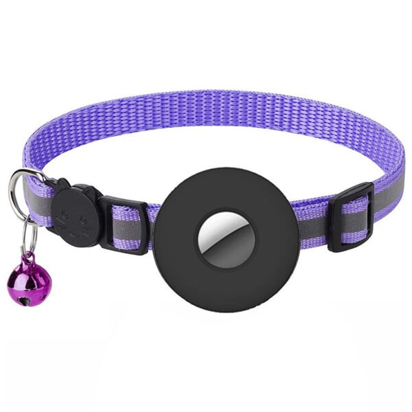 Airtag Pet Collar With Bell Reflective Adjustable Anti-lost Cat Dog Collar - Image 9