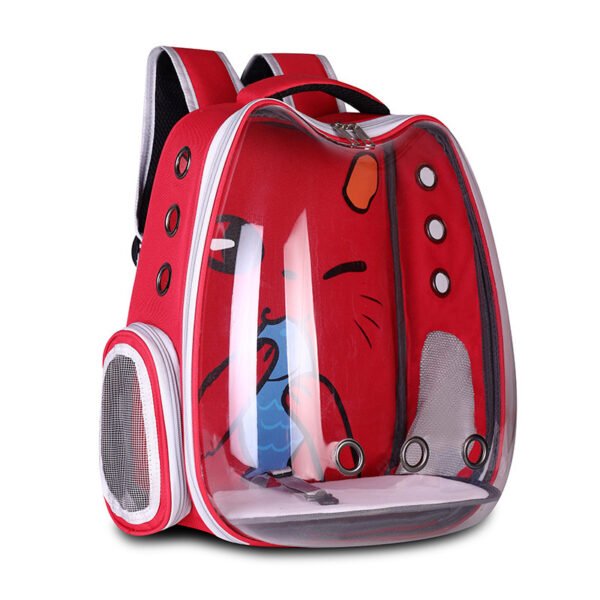 Pet Supplies Pet Backpack Convenient Pet Space Bag Breathable Shoulder Cat Bag Dog Bag - Image 2