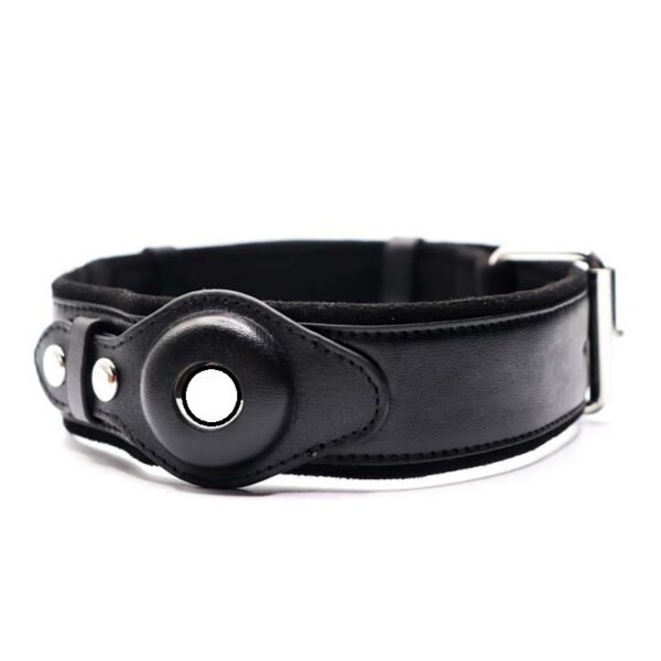 Location Tracker First Layer Leather Dog Pet Collar - Image 5
