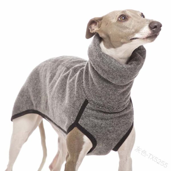 Fashion Trend Big Dog Puppy Pet Clothes High Collar Warm Dog Clothes - Image 2