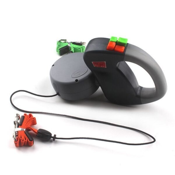 One-to-two Double-headed Pet Hand Holding Rope Retractable - Image 2