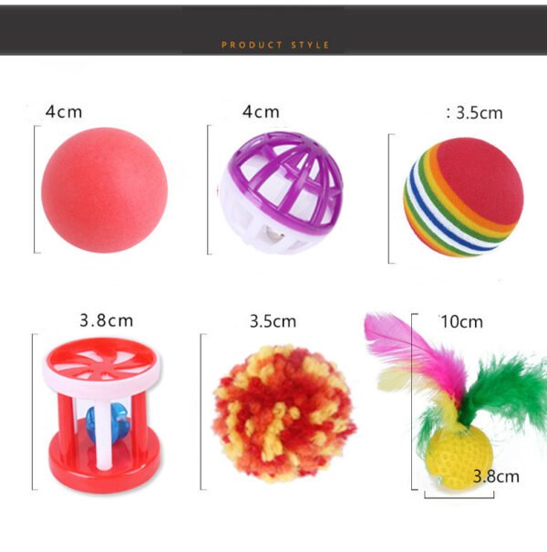 Cat Toy Set Funny Cat Assembled Toys Cat Tunnel Pet Supplies - Image 8