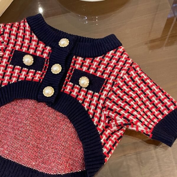 Fashion Cute Print Winter Pet Clothes Winter Sweater - Image 3