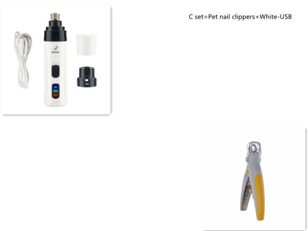 Pet Nail Polisher Electric Manicure USB Cleaning Supplies - Image 9